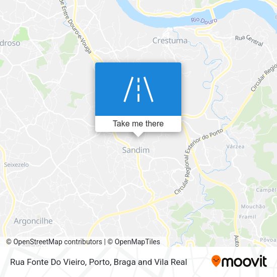 Rua Fonte Do Vieiro mapa