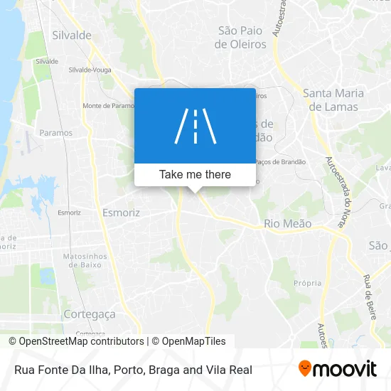 Rua Fonte Da Ilha map