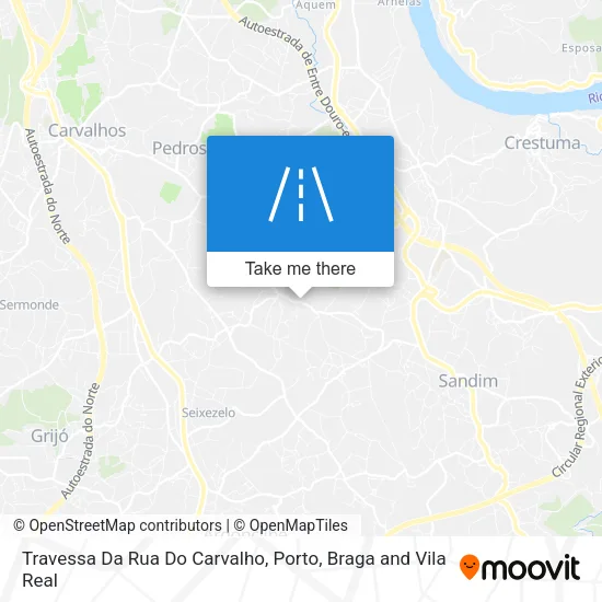 Travessa Da Rua Do Carvalho map