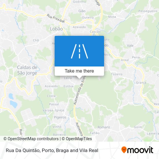 Rua Da Quintão map