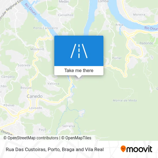 Rua Das Custoiras map