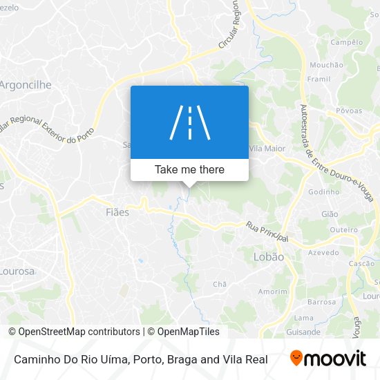 Caminho Do Rio Uíma map