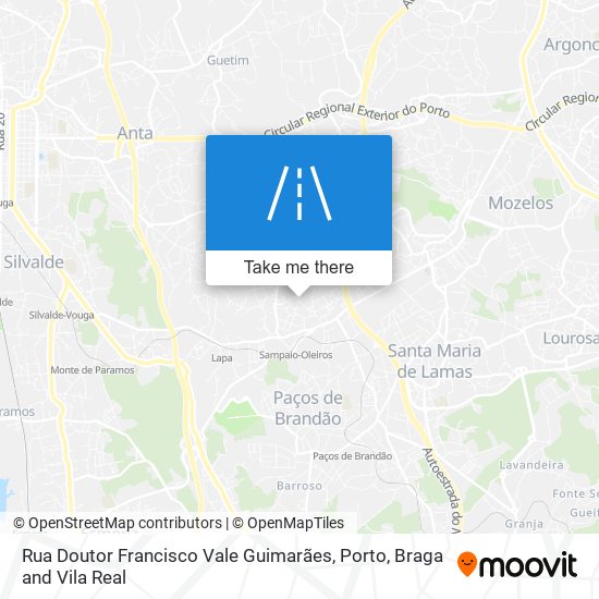 Rua Doutor Francisco Vale Guimarães map