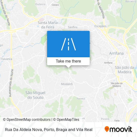 Rua Da Aldeia Nova mapa