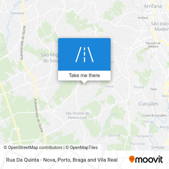 Rua Da Quinta - Nova map