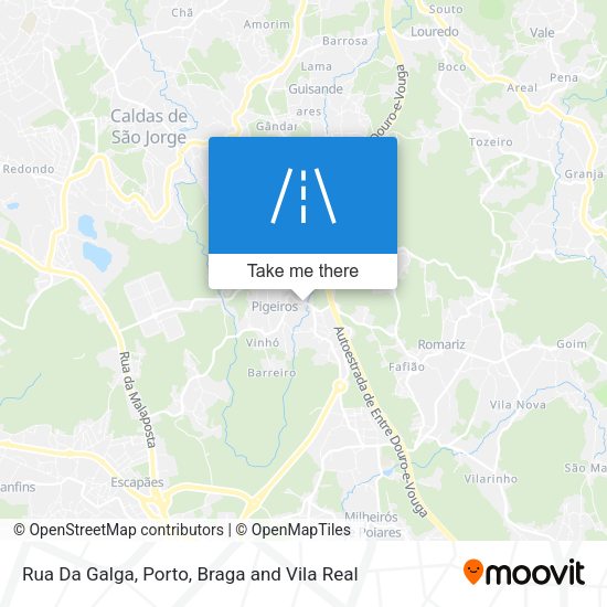 Rua Da Galga map