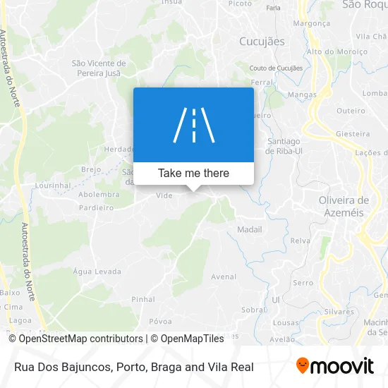 Rua Dos Bajuncos map
