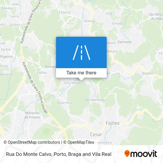 Rua Do Monte Calvo map
