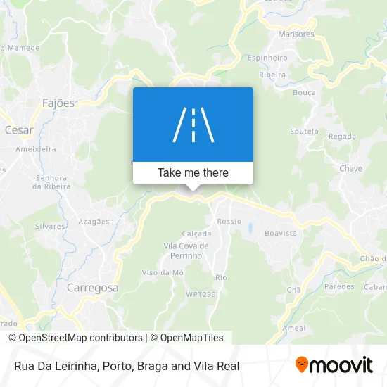 Rua Da Leirinha map