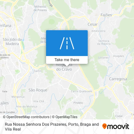 Rua Nossa Senhora Dos Prazeres map