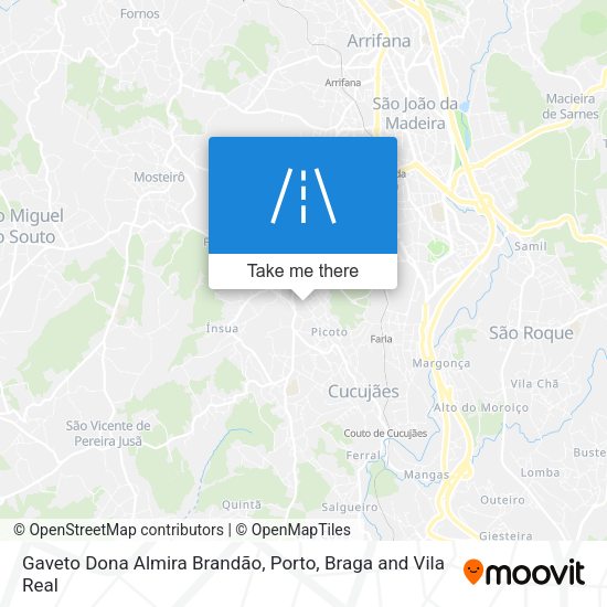Gaveto Dona Almira Brandão map