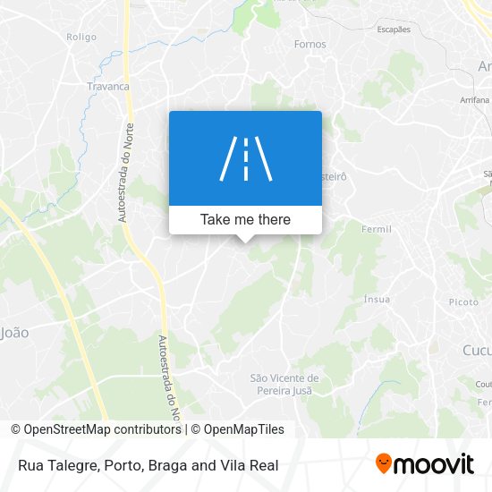 Rua Talegre map