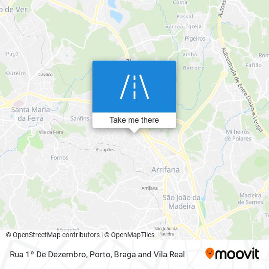 Rua 1º De Dezembro map