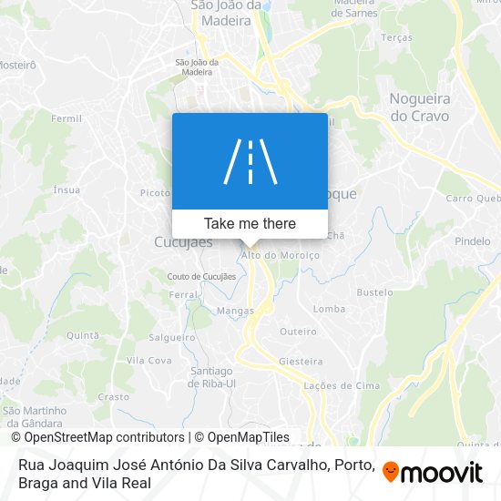 Rua Joaquim José António Da Silva Carvalho map