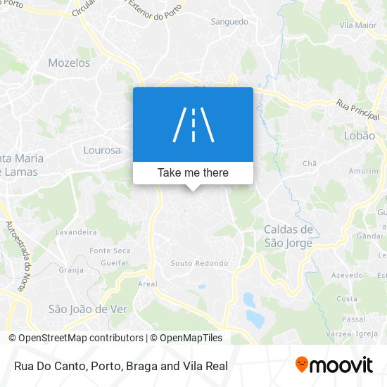 Rua Do Canto map