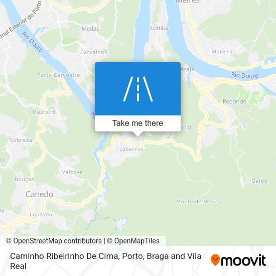 Caminho Ribeirinho De Cima map