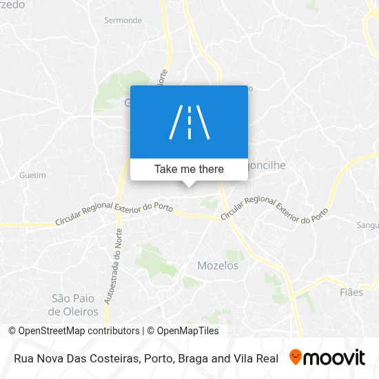 Rua Nova Das Costeiras map