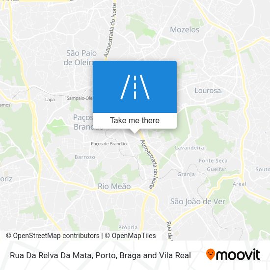 Rua Da Relva Da Mata map