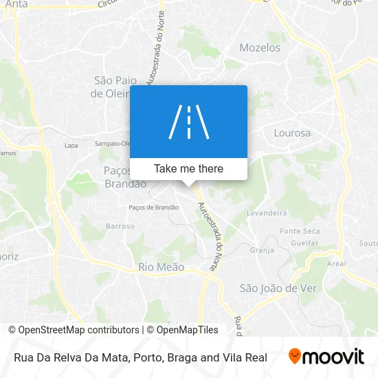 Rua Da Relva Da Mata map