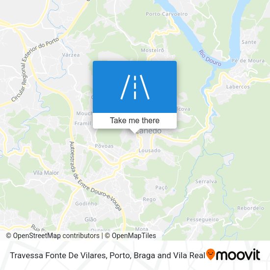 Travessa Fonte De Vilares mapa