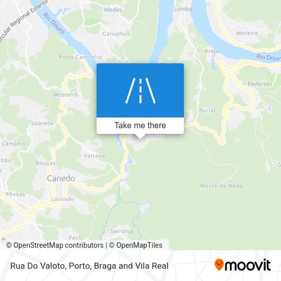 Rua Do Valoto map