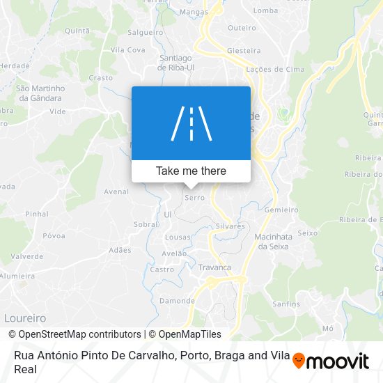 Rua António Pinto De Carvalho mapa