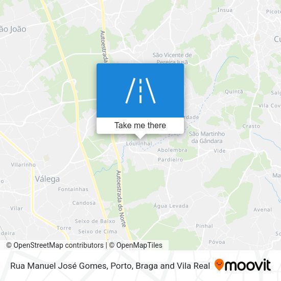 Rua Manuel José Gomes map