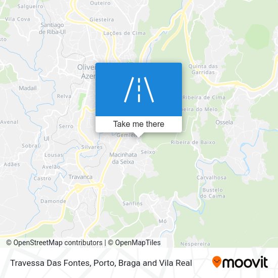 Travessa Das Fontes mapa
