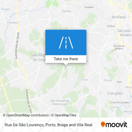 Rua De São Lourenço map