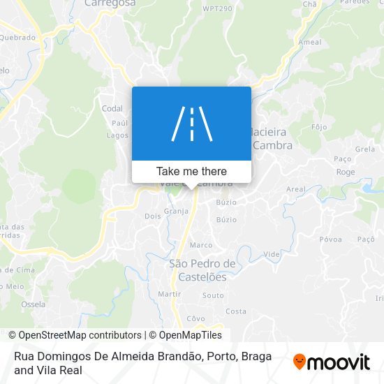 Rua Domingos De Almeida Brandão mapa