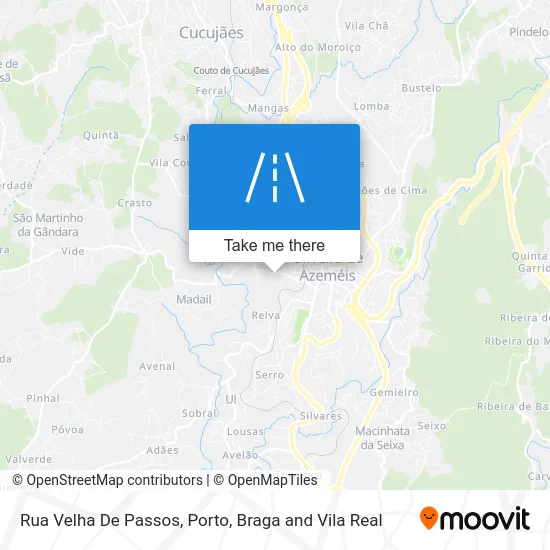 Rua Velha De Passos map