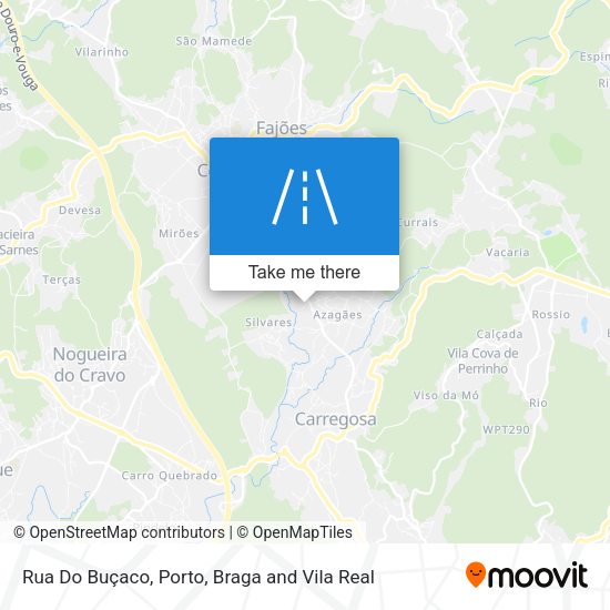 Rua Do Buçaco mapa