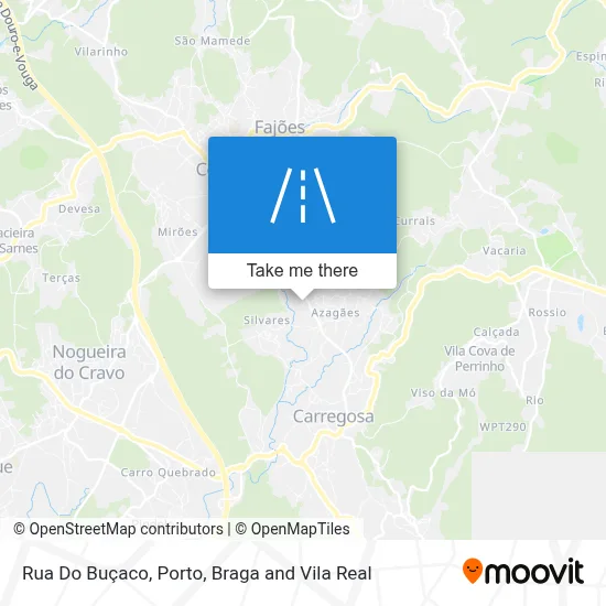 Rua Do Buçaco map