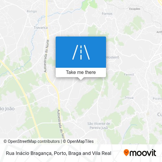 Rua Inácio Bragança map