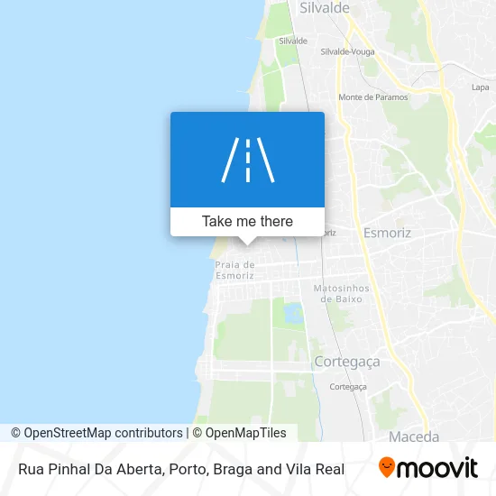 Rua Pinhal Da Aberta map