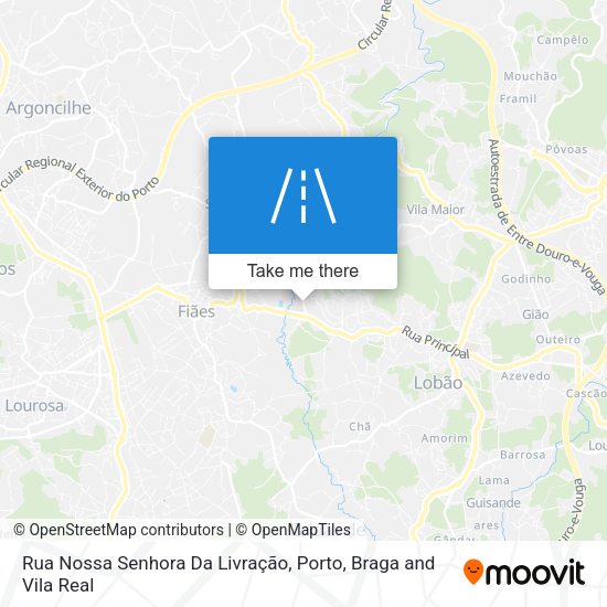 Rua Nossa Senhora Da Livração map