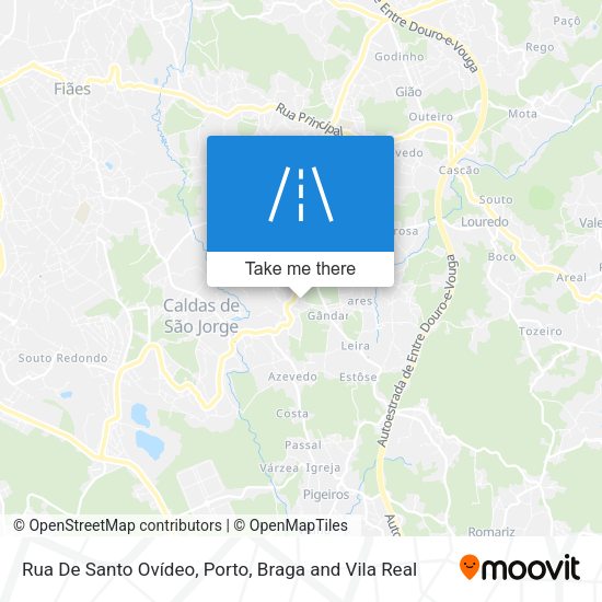 Rua De Santo Ovídeo mapa