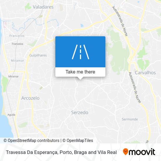 Travessa Da Esperança mapa