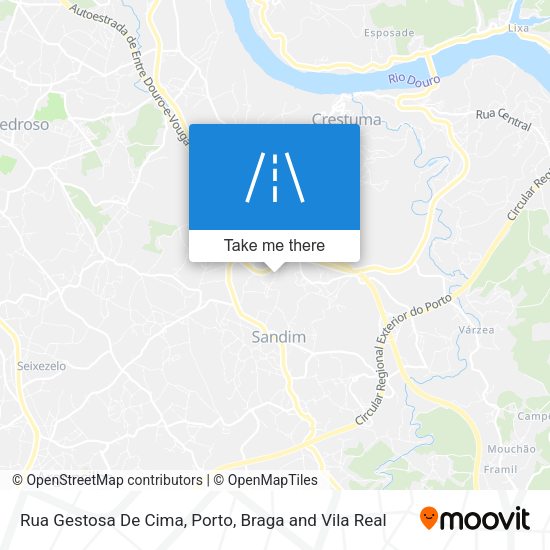 Rua Gestosa De Cima map