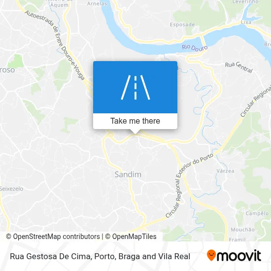 Rua Gestosa De Cima map