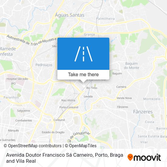 Avenida Doutor Francisco Sá Carneiro map