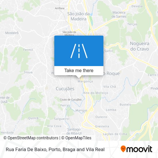 Rua Faria De Baixo mapa