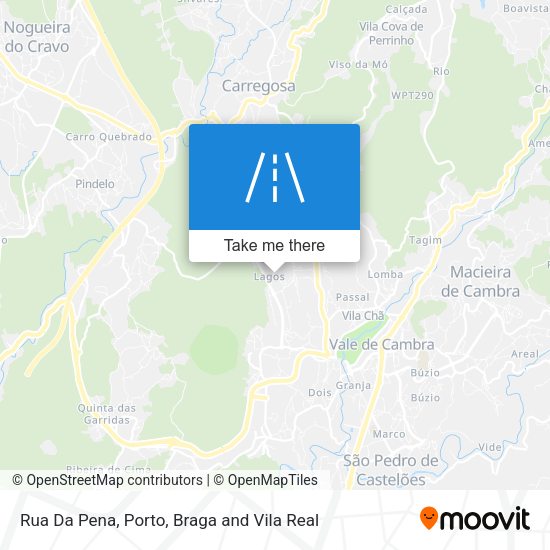 Rua Da Pena map