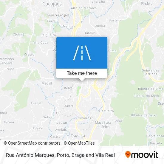 Rua António Marques map