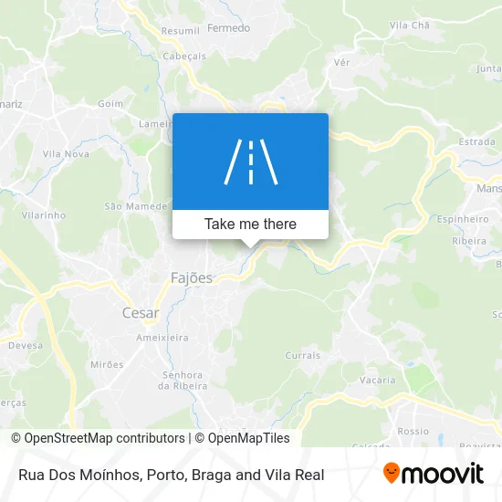 Rua Dos Moínhos map