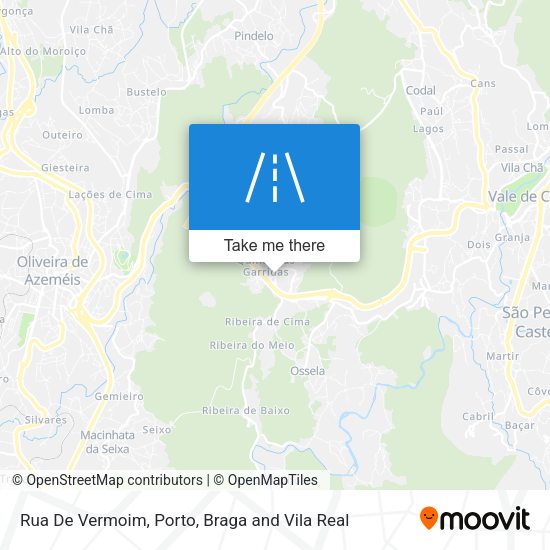 Rua De Vermoim mapa