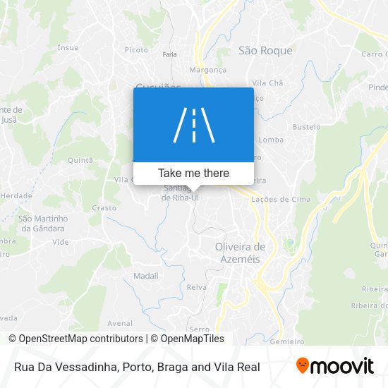 Rua Da Vessadinha map