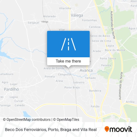 Beco Dos Ferroviários map