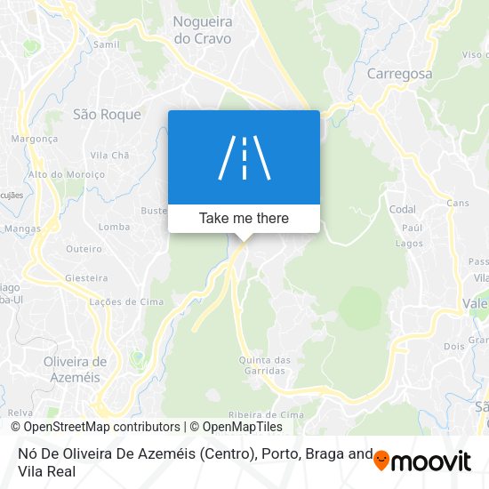 Nó De Oliveira De Azeméis (Centro) map