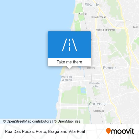 Rua Das Rosas mapa